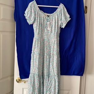 Beautiful flowered long dress